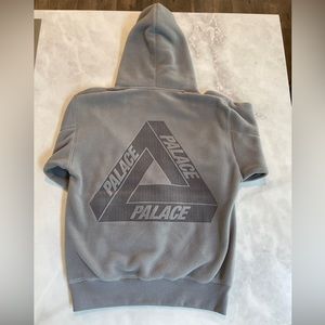 Palace Polartec Lazer Hoodie (SS22) Slate Grey Size Medium BNWT Never Worn